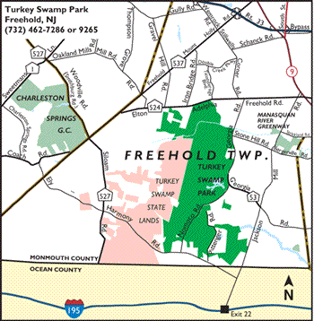 Turkey Swamp map