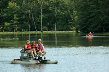 Boating at Turkey Swamp Park