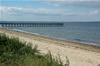 1986 Bayshore Waterfront Park acquired. This 227 acre scenic park is home to a 300-foot fishing pier, scenic views of New York City and the restored, historic Seabrook-Wilson House, now an Activity Center. The park is located on the beaches of Port Monmouth and sits adjacent to the Monmouth Cove Marina.