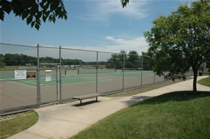 Photo of tennis courts at Dorbrook Recreation Area