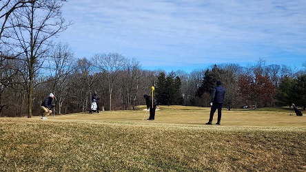 players on the course 