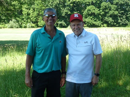 B Flight Runner-up Joe Tote (left) and winner Pete Mills (right)