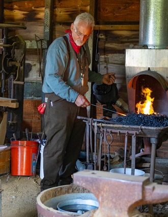 Blacksmith at work Blacksmith at work
