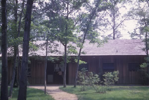 Turkey Swamp Park Shelter Building in 1968