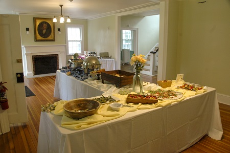 Tent in front of the Tatum Park Holland Activity Center 